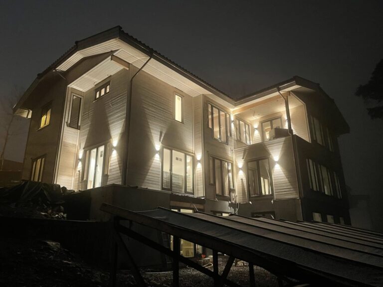Moderne belysning i bolig
